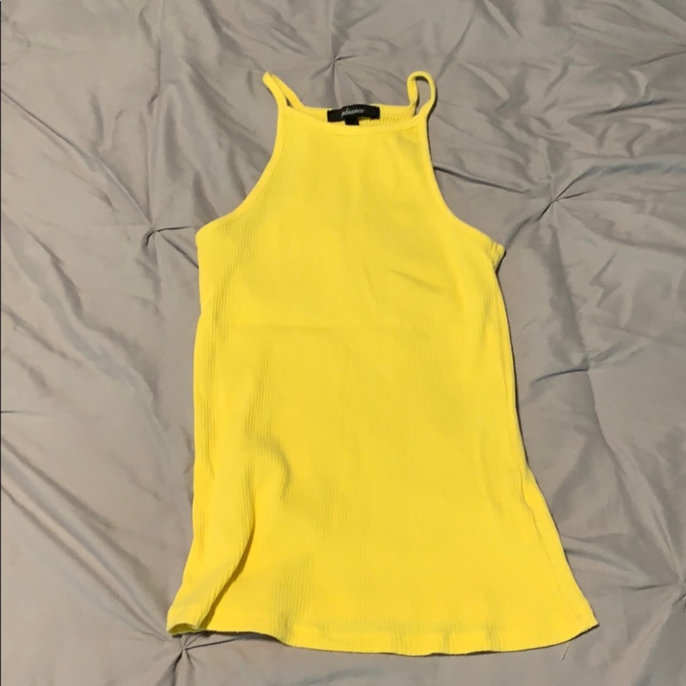 Yellow tank